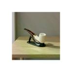 Altınışık Lületaşı dop20575550igo El Oyması Lületaşı Pipo – Kabartma Desenli Blok Meerschaum, 9Mm Filtre Uyumlu Koleksiyonluk