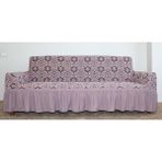 Altınkoza Jakarlı Damask Koltuk Örtüsü Maxi Çekyat (3+3)-Gül Kurusu - 100 x 180 cm - Gülkurusu