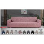 Altınkoza Maksi Stil Strech Koltuk Örtüsü (3+3+1+1) - Likralı - Lastikli - Oturma Grubu - 235 x 300 cm - Gül