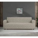Altınkoza Still Jakarlı Streç Maxi Takım Koltuk Örtüsü (3+3+1+1)-Krem - 180 x 240 cm