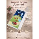 Altınoluk Haremia Resimli Çocuk Seccadesi Yumuşak Kaymaz – Konforlu ve Güvenli İbadet Deneyimi