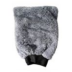 Altınoran Premium Mikrofiber Araba Yıkama Eldiveni | Çizmez, Yüksek Su Emici Gri Peluş Oto Yıkama Kesesi