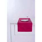 ALTINPAMUK Keten Runner Leke Tutmaz Kumaş Fuşya 40x140