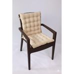 ALTINPAMUK Lotus Lüx Pofidik Rattan Lotus Sandalye Minderi 43x93, Bej