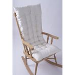 Altınpamuk Lüx Sallanan Sandalye Minderi Selen Bağcıklı 120X50Cm (Sadece Minder) krem