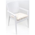 ALTINPAMUK MEGA Krem Sandalye Minderi 45x45 Özel Dikişli Bağcıklı