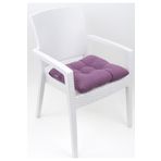 ALTINPAMUK MEGA Mor Sandalye Minderi 45x45 Özel Dikişli Bağcıklı