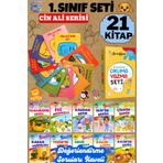 Altınpost Yayınları 1. Sınıf Seti (Toplam 21 Kitap) | Cin Ali Serisi + Okuma Yazma Seti + 10 Adet Hikaye Kitabı