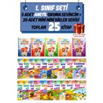 Altınpost Yayınları 1. Sınıf Seti | Toplam 25 Kitap: Yeni Müfredata Uygun ANETİL Okuma Sevincim+Mini Mini Birler Serisi