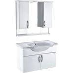 Altıntepe 100 Luk Pvc Duvara Montelüx Banyo Dolabı 3 Parça - Beyaz