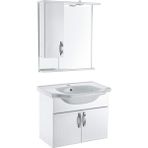 Altıntepe 65 Lik Pvc Duvara Monte Lüx Banyo Dolabı 3 Parça - Beyaz