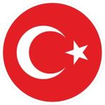 Altınuç Art Design 5 Adet 10X10 cm Türk Bayrağı Sticker Laptop Kask Araba Motor Sticker - 10 x 10 - Çok Renkli
