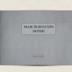 Altınyıldız 40 Yaprak Karton Kapak Yıllık Ücretli İzin Defteri
