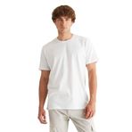 ALTINYILDIZ CLASSICS 360 Derece Esneyen Slim Fit Bisiklet Yaka Tişört, 2XL, 4A4800000011, Beyaz, Erkek