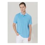 Altınyıldız Classics 4A9000000004 Polo Yaka Mavi Beyaz Erkek T Shirt