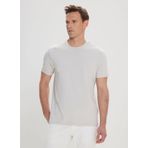 Altınyıldız Classics 4C4800000012 Açık Gri Bisiklet Yaka Erkek T-Shirt