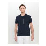 ALTINYILDIZ CLASSICS Altınyıldız Classics Bisiklet Yaka Baskılı Lacivert Erkek T-Shirt ACE091252407_LAC