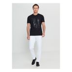ALTINYILDIZ CLASSICS Altınyıldız Classics Bisiklet Yaka Baskılı Siyah Erkek T-Shirt ACE091252408_SYH