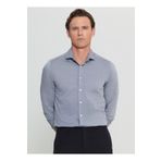 ALTINYILDIZ CLASSICS Altınyıldız Classics Slim Fit Düğmeli Yaka Siyah Erkek Gömlek ACE020252040_SYH