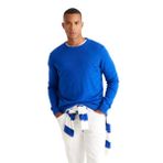ALTINYILDIZ CLASSICS Anti-Pilling Tüylenme Yapmayan Standart Fit Normal Kesim Bisiklet Yaka Triko Kazak, Renk Saks Mavi, Beden 2XL