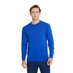 ALTINYILDIZ CLASSICS Anti-Pilling Tüylenme Yapmayan Standart Fit Normal Kesim Bisiklet Yaka Triko Kazak, Renk Saks Mavi, Beden 3XL