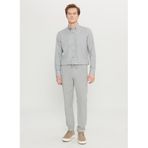 ALTINYILDIZ CLASSICS Bağlamalı Bel Normal Paça Jogger Pantolon, 56, 5003294261, Gri, erkek