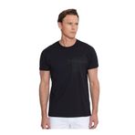 ALTINYILDIZ CLASSICS Bisiklet Yaka Baskılı T-Shirt, M, TYC690RHON174282111265198, Siyah, Erkek
