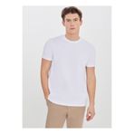 ALTINYILDIZ CLASSICS Bisiklet Yaka Beyaz Erkek T-Shirt PAE090000012_BYZ
