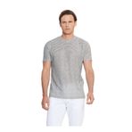 Altınyıldız Classics Bisiklet Yaka Çizgili Beyaz - Gri Erkek T-Shirt ACE091252395_BGR