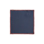 Altınyıldız Classics Desenli Lacivert-Bordo Klasik Mendil