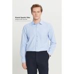 Altınyıldız Classics Erkek Açık Mavi Non-Iron Ütülemesi Kolay Terletmez Pamuklu Gömlek Slim Fit Dar Kesim Klasik Yaka