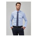 ALTINYILDIZ CLASSICS Erkek Açık Mavi Tailored Slim Fit Dar Kesim Gömlek
