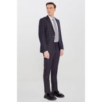 ALTINYILDIZ CLASSICS Erkek Antrasit Filafil Slim Fit Mono Yaka Kapak Cepli Takım Elbise