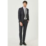 ALTINYILDIZ CLASSICS Erkek Antrasit-gri Slim Fit Dar Kesim Takım Elbise - 6 Drop - 46