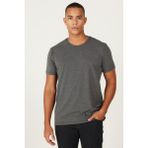 Altınyıldız Classics Erkek Antrasit-Melanj 360 Derece Her Yöne Esneyen Slim Fit Bisiklet Yaka Tişört - Antrasit Melanj - 3XL