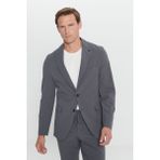 Altınyıldız Classics Erkek Antrasit Slim Fit Dar Kesim Kırlangıç Yaka Beli Bağlamalı Takım Elbise - 6 Drop - 50