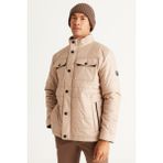 Altınyıldız Classics Erkek Bej Standart Fit Normal Kesim Dik Yaka Mont - XL