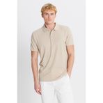 ALTINYILDIZ CLASSICS Erkek Bej Standart Fit Normal Kesim Polo Yaka Tişört