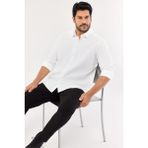 Altınyıldız Classics Erkek Beyaz Non-Iron Ütülemesi Kolay Terletmez Pamuklu Slim Fit Dar Kesim Klasik Yaka Gömlek - XL