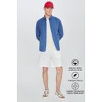 Altınyıldız Classics Erkek Beyaz Pamuklu Standart Fit Normal Kesim Beli Bağlamalı Yan Cepli Örme Şort - 2XL