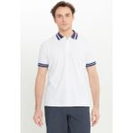 Altınyıldız Classics Erkek Beyaz Slim Fit Dar Kesim %100 Pamuk Kıvrılmaz Polo Yaka Tişört - 2XL