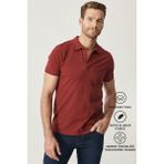 Altınyıldız Classics Erkek Bordo %100 Pamuk Kıvrılmaz Pike Polo Yaka Slim Fit Dar Kesim Tişört - XXXL