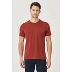 Altınyıldız Classics Erkek Bordo %100 Pamuk Slim Fit Dar Kesim Bisiklet Yaka Tişört - XXL
