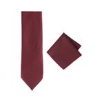 ALTINYILDIZ CLASSICS Erkek Bordo Kravat-Mendil Set,