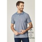 Altınyıldız Classics Erkek Çekmeyen Pamuklu Kumaş Comfort Fit Rahat Kesim Indigo-beyaz Kıvrılmaz Polo Yaka Cepli Tişört - XL - Beyaz - İndigo