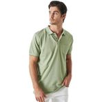 ALTINYILDIZ CLASSICS-Erkek Çekmeyen Pamuklu Kumaş Regular Fit Geniş Kesim Yeşil Kıvrılmaz Polo Yaka Cepli Tişört (Yeşil/XL)