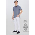 Altınyıldız Classics Erkek Çekmeyen Pamuklu Kumaş Regular Fit Rahat Kesim Lacivert Kıvrılmaz Polo Yaka Cepli Tişört