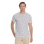 ALTINYILDIZ CLASSICS Erkek Ekru Melanj Slim Fit Dar Kesim Bisiklet Yaka Baskılı Tişört, Ekru Melanj, S