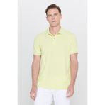 Altınyıldız Classics Erkek Fıstık Yeşil Slim Fit Dar Kesim Polo Yaka Baskılı Pamuklu Tişört - Fıstık Yeşili