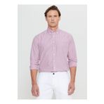 Altınyıldız Classics Erkek Gömlek 5003252788, Beyaz-Bordo, 3XL